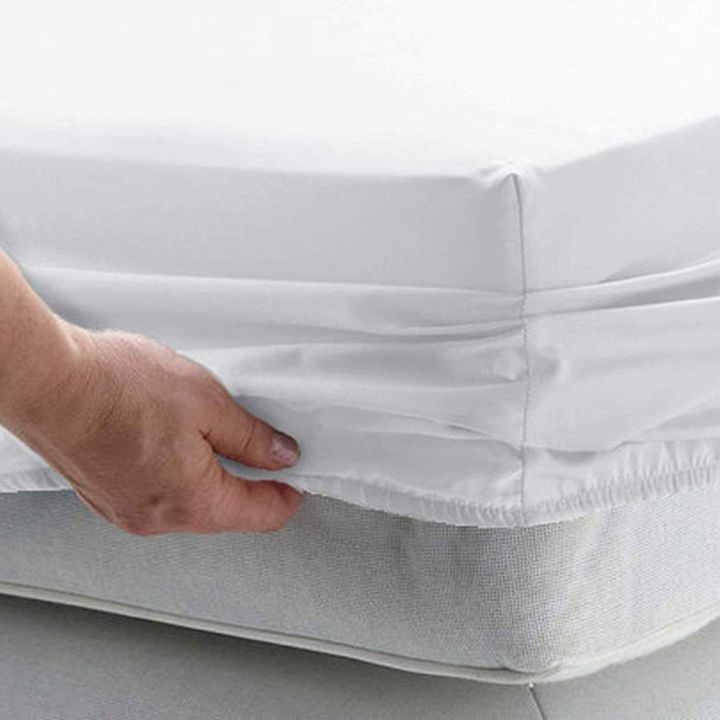 Egyptian Cotton Fitted Sheet White 400TC