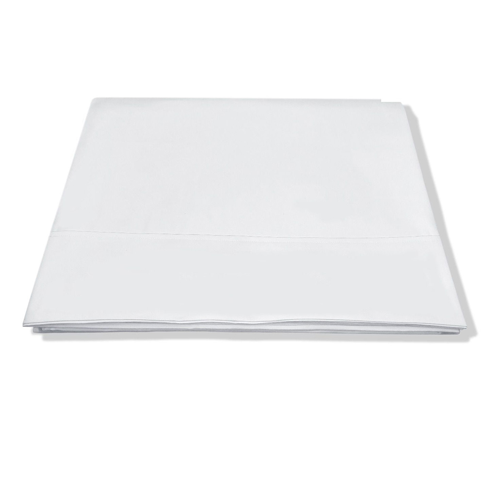 Egyptian Cotton Flat Sheet – White 300TC
