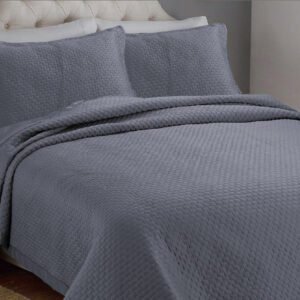 Simon Baker Berlin Bedspread – Grey