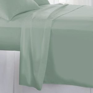 Egyptian Cotton Flat Sheet - Duck Egg 400TC