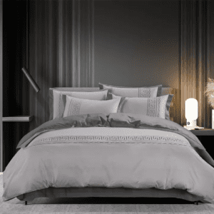 Egyptian Cotton 400 Thread Count - Donatella Silver & Grey