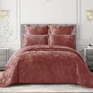 Cotton Co Luxury Quilt 5 Piece - Oslo Blush